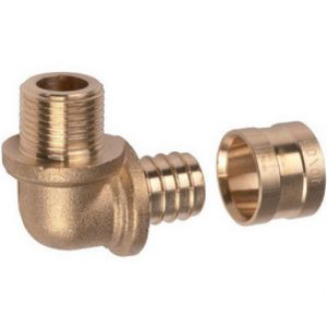 Lot de 10 Coude PER Glissement Ø12 M1/2 »(15/21)