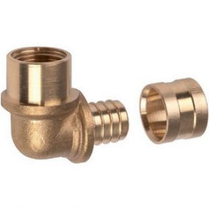 Lot de 10 Coude PER Glissement Ø16  F1/2 »(15/21)