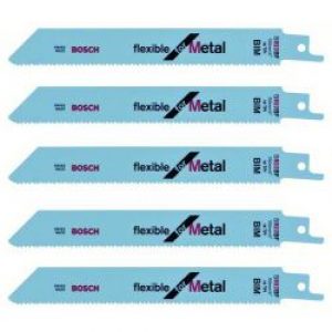 Lot De 5 Lames De Scie Sabre Bosch S922Bf Professional Metal
