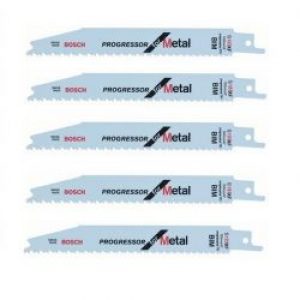 Lot De 5 Lames De Scie Sabre S 123 Xf Bosch 2608654402 Pour Metal