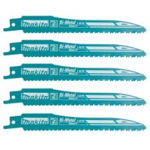 Lot De 5 Lames De Scie Sabre Super Express Makita B 05038 Pour Metal Et Acier