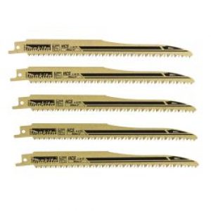 Lot De 5 Lames De Scie Sabre Super Express Makita B 05153 Pour Bois