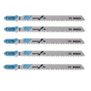 Lot De 5 Lames De Scie Sauteuse T 127 D Bosch 2608631017 Special For Alu