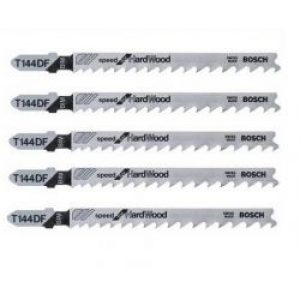 Lot De 5 Lames De Scie Sauteuse T 144 Df Bosch 2608634567 Pour Bois Dur
