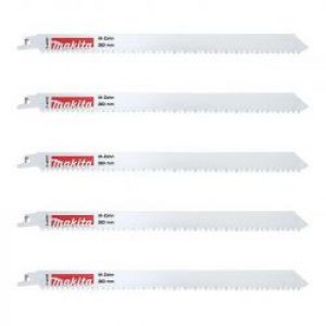 Lot De 5 Lames De Scies Recipros Makita P 45727 M Force 280 Mm