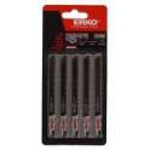 Lot de 5 lames de scies sauteuses ERKO bois coupe ébauche