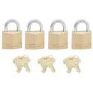 Lot de quatre Cadenas laiton 30 mm Master Lock