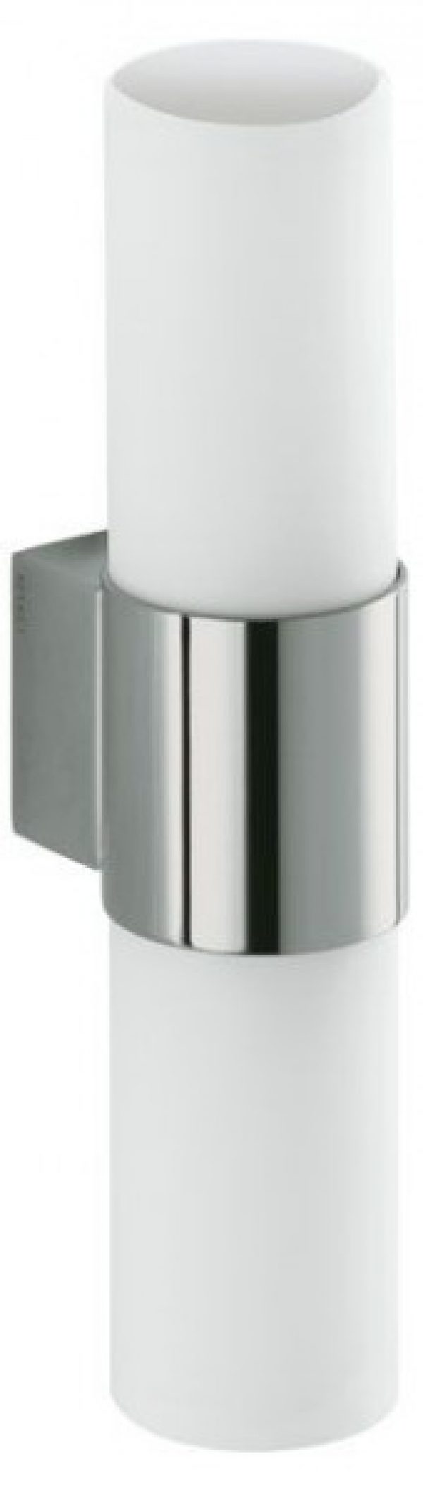 Luminaire Salle de Bain Keuco Plan avec 2 globes en verre opale mat ampoules halogènes