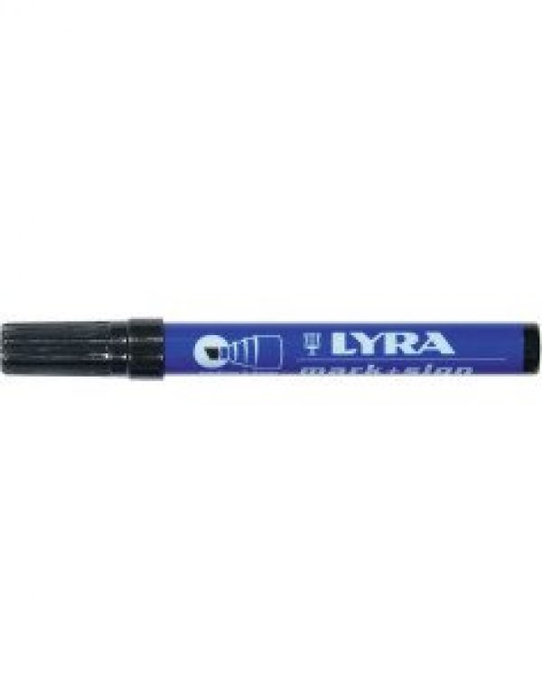 LYRA – Marqueur à pointe biseau bleu  – 4010051