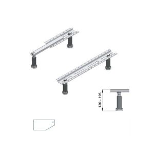 Mabo WF PICO Pied pour Baignoire gain de place en acrylique jusqu’à 180x80cm (101360)