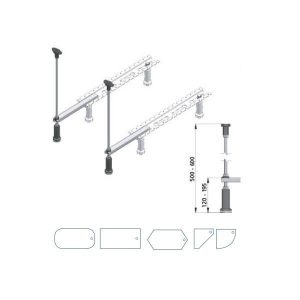 Mabo WF-WRA Support de bord pour Pied de baignoire en acrylique (101370)