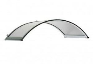 Marquise pour Porte d’Entrée Durbize en Polycarbonate