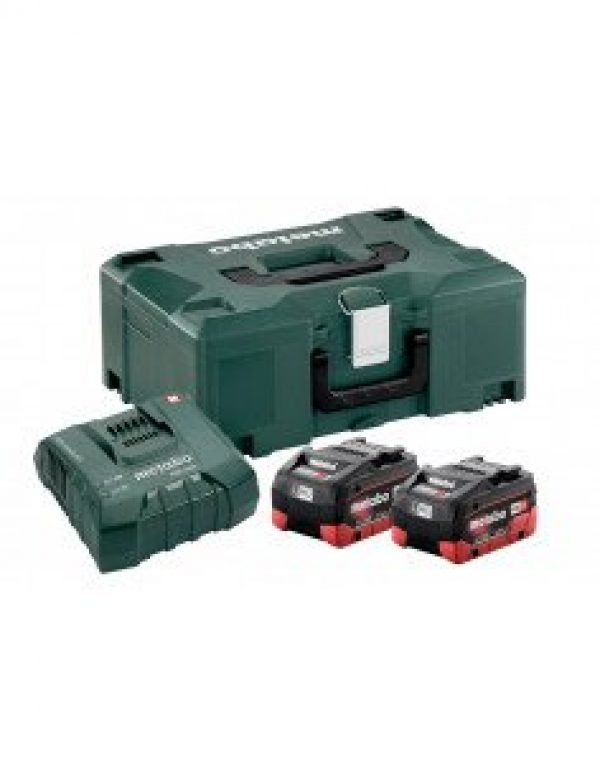 METABO – Pack 2 batteries 18V 5AH + 1 chargeur en coffret METALOC -…
