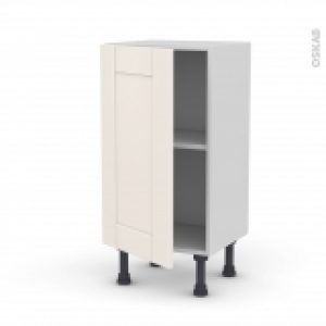 Meuble De Cuisine Bas Filipen Ivoire 1 Porte L40 X H70 X P37 Cm