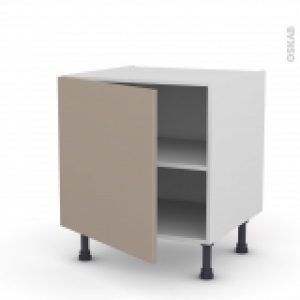 Meuble De Cuisine Bas Ginko Taupe 1 Porte L60 X H57 X P58 Cm