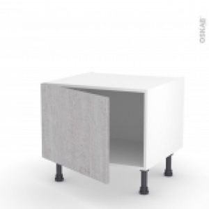 Meuble De Cuisine Bas Hoda Beton 1 Porte L60 X H41 X P58 Cm