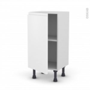 Meuble De Cuisine Bas Ipoma Blanc Mat 1 Porte L40 X H70 X P37 Cm