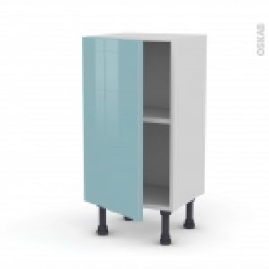 Meuble De Cuisine Bas Keria Bleu 1 Porte L40 X H70 X P37 Cm