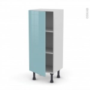 Meuble De Cuisine Bas Keria Bleu 1 Porte L40 X H92 X P37 Cm