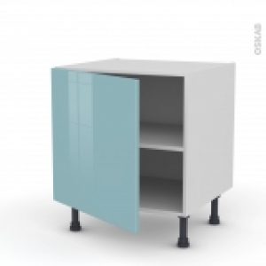Meuble De Cuisine Bas Keria Bleu 1 Porte L60 X H57 X P58 Cm