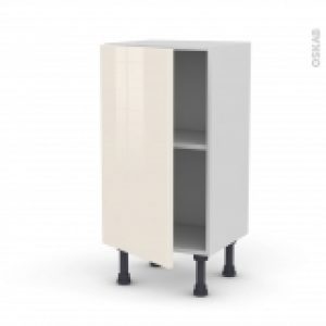 Meuble De Cuisine Bas Keria Ivoire 1 Porte L40 X H70 X P37 Cm