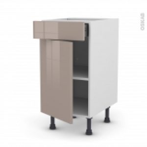 Meuble De Cuisine Bas Keria Moka 1 Porte 1 Tiroir L40 X H70 X P58 Cm