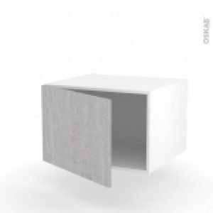 Meuble De Cuisine Bas Suspendu Hoda Beton 1 Porte L60 X H41 X P58 Cm