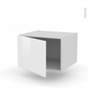 Meuble De Cuisine Bas Suspendu Iris Blanc 1 Porte L60 X H41 X P58 Cm