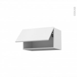 Meuble De Cuisine Haut Abattant Ginko Blanc 1 Porte L60 X H35 X P37 Cm