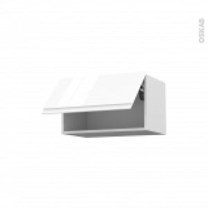 Meuble De Cuisine Haut Abattant Ipoma Blanc Brillant 1 Porte L60 X H35 X P37 Cm