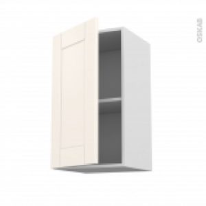 Meuble De Cuisine Haut Ouvrant Filipen Ivoire 1 Porte L40 X H70 X P37 Cm