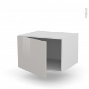 Meuble De Cuisine Haut Ouvrant Ivia Gris 1 Porte L60 X H41 X P58 Cm