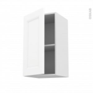 Meuble De Cuisine Haut Ouvrant Static Blanc 1 Porte L40 X H70 X P37 Cm