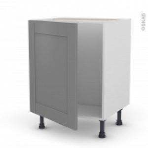 Meuble De Cuisine Sous Evier Filipen Gris 1 Porte L60 X H70 X P58 Cm