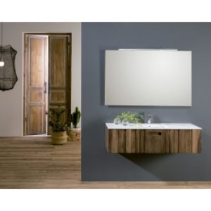 Meuble de salle de bain en bois massif 100…