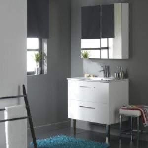 Meuble de salle de bain à suspendre 80 cm…