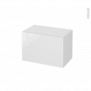 Meuble De Salle De Bains Rangement Bas Bora Blanc 1 Porte L60 X H41 X P37 Cm