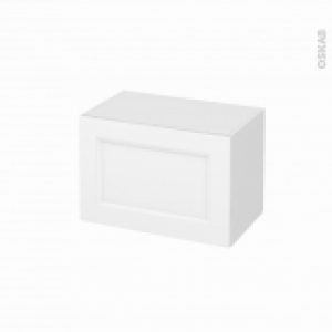 Meuble De Salle De Bains Rangement Bas Static Blanc 1 Tiroir L60 X H41 X P37 Cm