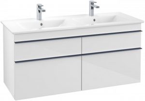 Meuble Double Vasque Villeroy et Boch Legato 1300 x 590 x 500 mm Elm Impresso B29300PN