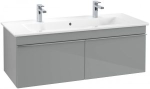Meuble Double Vasque Villeroy et Boch Venticello 1153 x 420 x 502 mm Verre Terra A93801RT
