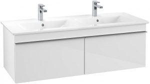 Meuble Double Vasque Villeroy et Boch Venticello 1253x420x502mm Orme Impresso A93903PN