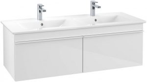 Meuble Double Vasque Villeroy et Boch Venticello 1253x420x502mm Orme Impresso A93902PN