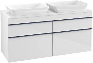 Meuble Double Vasque Villeroy et Boch Venticello XXL 1257x606x502mm Orme Impresso A94404PN