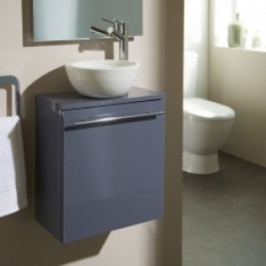 Meuble lave-mains design couleur gris…