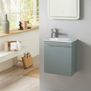 Meuble lave-mains pour wc Vert de gris…