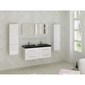 Meuble PASSION 5 VASQUE NOIRE 120*47*54 cm