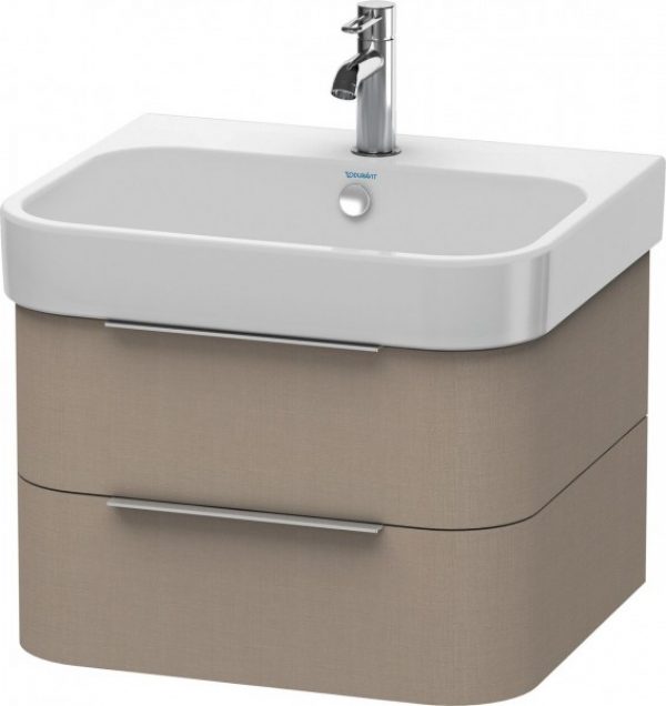 Meuble Pour Lavabo Encastrable Duravit Happy D.2 suspendu 575×480 mm Linge