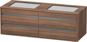 Meuble Pour Lavabo Encastrable Duravit Ketho Pin argenté 1400 mm