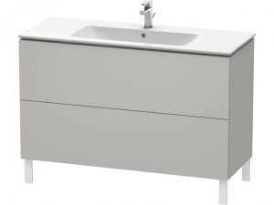 Meuble Pour Lavabo Encastrable Duravit L-Cube à poser 1220×481 mm Pin Argent LC662803131