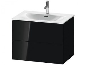 Meuble Pour Lavabo Encastrable Duravit L-Cube pour 234473 550x720x481mm Blanc brillant Laqué